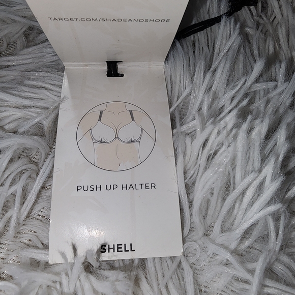 Purple and Pink Shade & Shore Push-Up Halter Bikini Top - Picture 9 of 9